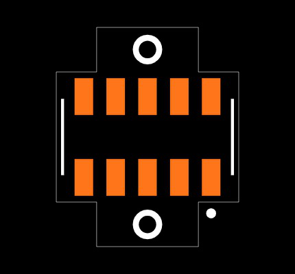 CLP-105-02-F-D-PA Footprint