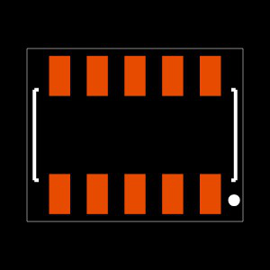 CLP-105-02-FM-DH Footprint