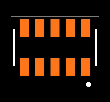 CLP-105-02-G-D-BE-K Footprint