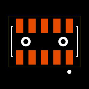 CLP-105-02-H-D-A Footprint