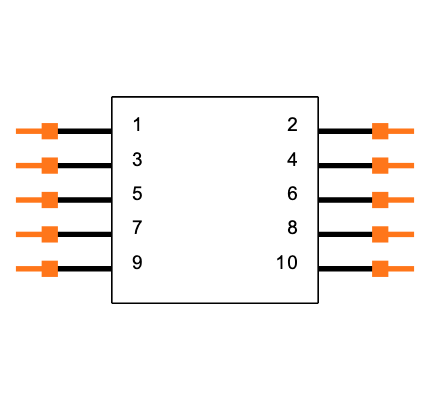 CLP-105-02-H-D-A-P-TR Symbol
