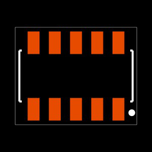 CLP-105-02-L-DH-TR Footprint