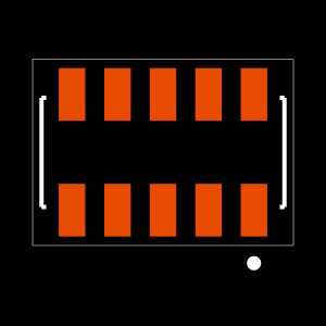 CLP-105-02-LM-D-P Footprint