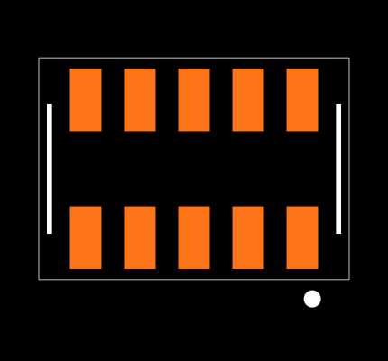 CLP-105-02-S-D-BE-A Footprint