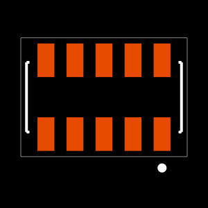 CLP-105-02-S-D Footprint