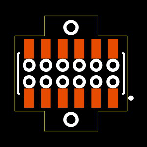 CLP-106-02-LM-D-BE-PA Footprint