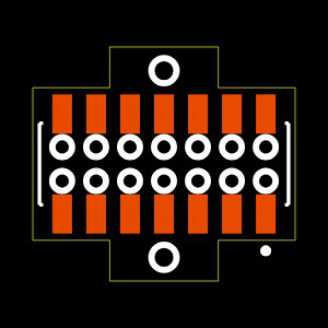 CLP-107-02-G-D-BE-K Footprint