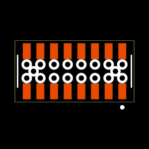 CLP-108-02-F-D-BE-A-K Footprint