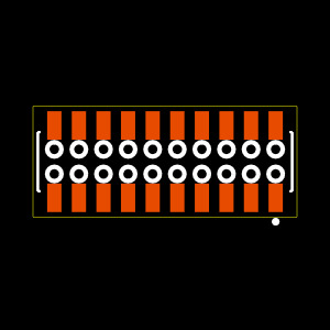 CLP-110-02-F-D-BE-FR Footprint