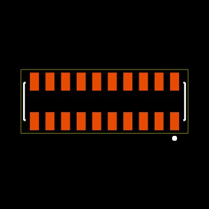 CLP-110-02-F-D-P Footprint