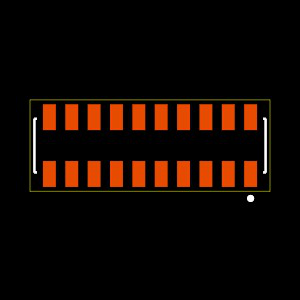 CLP-110-02-G-D-K Footprint