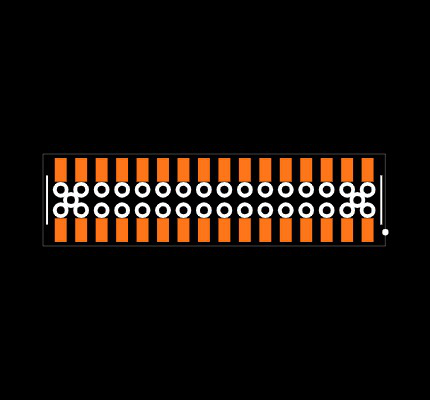 CLP-116-02-F-D-BE-P Footprint