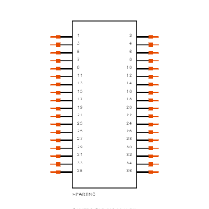 CLP-118-02-L-DH Symbol