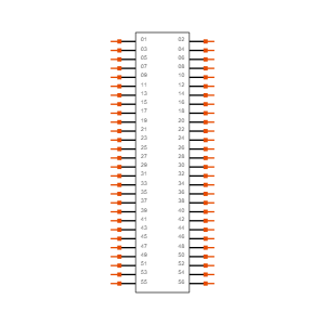CLP-128-02-F-D Symbol