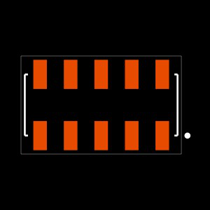 CLT-105-02-FM-D Footprint