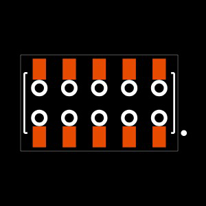 CLT-105-02-L-D-BE-K Footprint