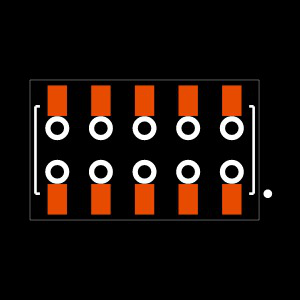 CLT-105-02-S-D-BE-P-TR Footprint