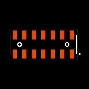 CLT-107-02-FM-D-A Footprint