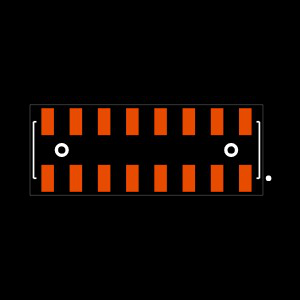CLT-108-02-F-D-A-P Footprint