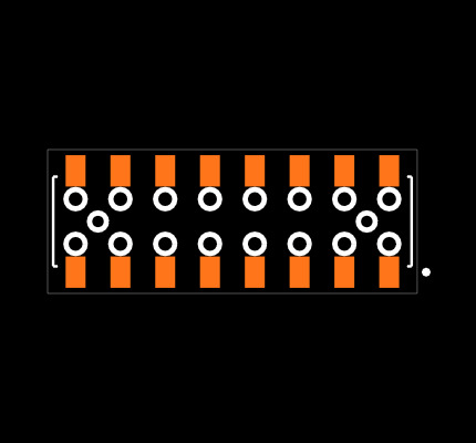 CLT-108-02-G-D-BE-A Footprint