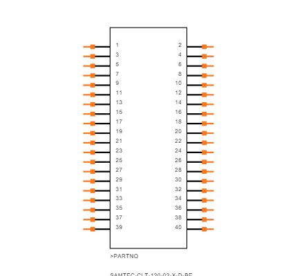 CLT-120-02-S-D-BE-P-TR Symbol