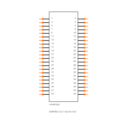 CLT-122-02-F-D-P Symbol