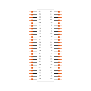 CLT-125-02-F-D-BE Symbol