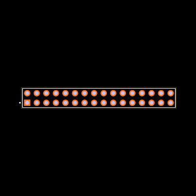 DW-16-15-G-D-285 Footprint