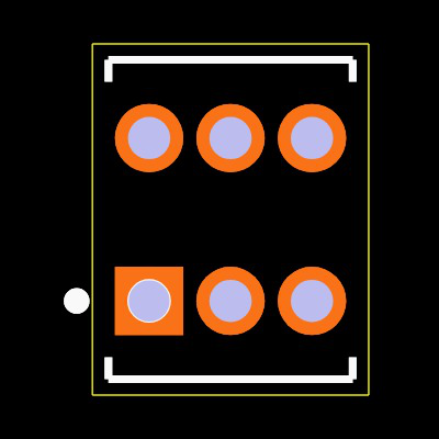 DWM-03-61-L-D-800 Footprint