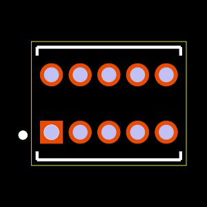 DWM-05-59-G-D-455 Footprint