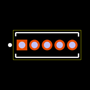 DWM-05-60-G-S-580 Footprint