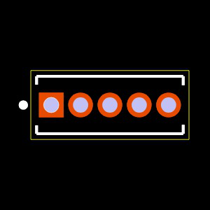 DWM-05-60-G-S-590 Footprint