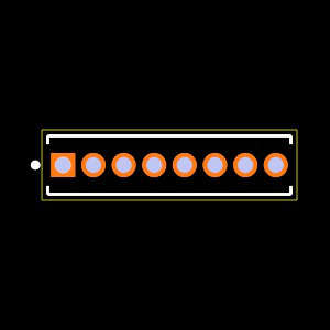 DWM-08-01-G-S-330 Footprint