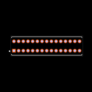 DWM-15-57-G-D-310 Footprint