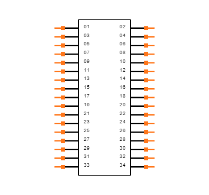 EHF-117-01-L-D-RA Symbol