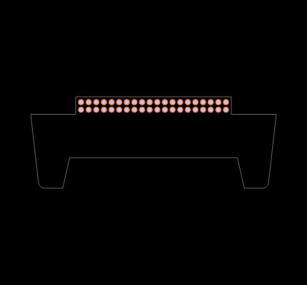 EHF-120-01-H-D-RA Footprint