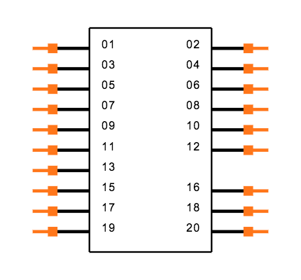 EJH-110-01-S-D-SM-LC-14 Symbol