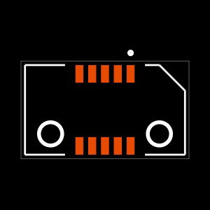 ERF8-005-05.0-L-DV-TR Footprint