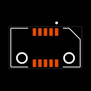 ERF8-005-05.0-L-DV-K-TR Footprint