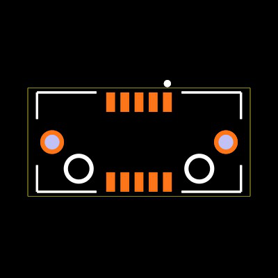 ERF8-005-07.0-L-DV-L-K-TR Footprint