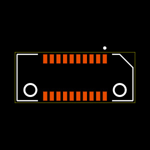 ERF8-010-05.0-L-DV-K-TR Footprint