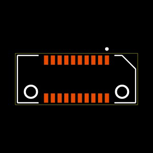 ERF8-010-05.0-S-DV-K-TR Footprint