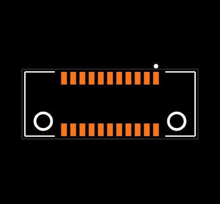 ERF8-011-05.0-STL-DV-TR Footprint