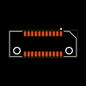 ERF8-011-09.0-S-DV-TR Footprint