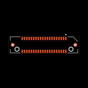 ERF8-020-05.0-L-DV-L-K-TR Footprint