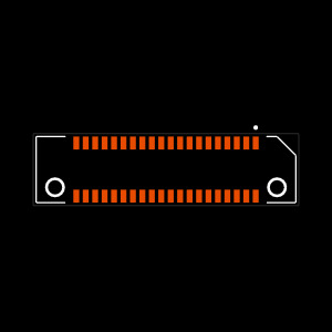 ERF8-020-05.0-S-DV-TR Footprint