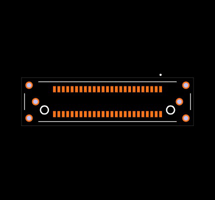 ERF8-025-05.0-L-DV-S-K-TR Footprint