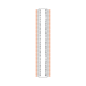 ERF8-050-05.0-S-DV-L-K-TR Symbol