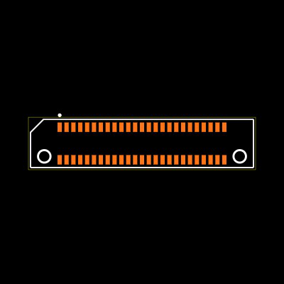 ERM8-025-05.0-L-DV-DS-TR Footprint