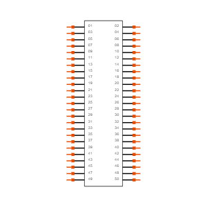 ERM8-025-05.0-L-DV-K-TR Symbol